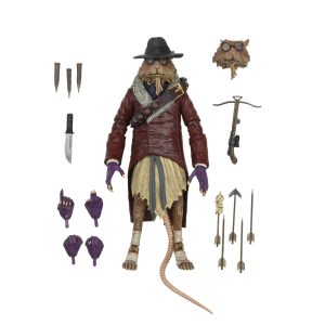 NECA Universal Monsters/Teenage Mutant Ninja Turtles Splinter as Van Helsing 7" Action Figure