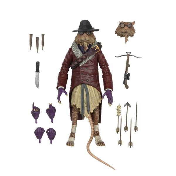 NECA Universal Monsters/Teenage Mutant Ninja Turtles Splinter as Van Helsing 7" Action Figure