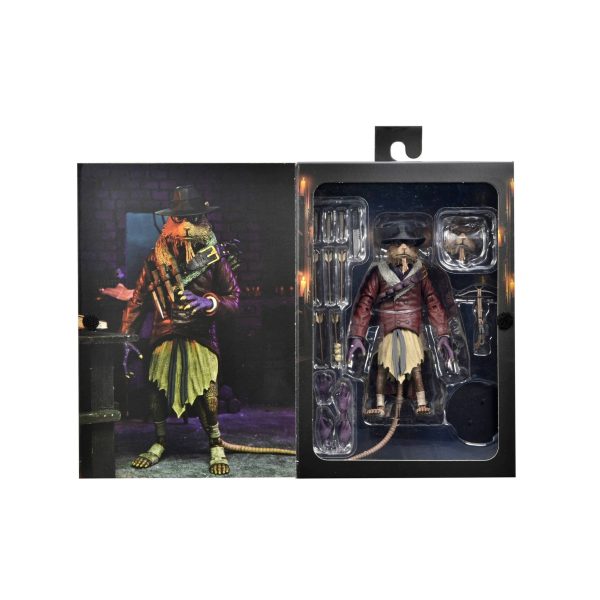 NECA Universal Monsters/Teenage Mutant Ninja Turtles Splinter as Van Helsing 7" Action Figure - Image 2