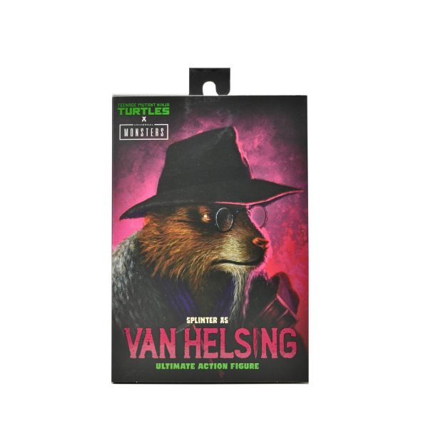 NECA Universal Monsters/Teenage Mutant Ninja Turtles Splinter as Van Helsing 7" Action Figure - Image 3