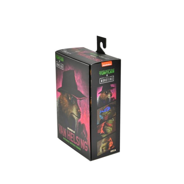 NECA Universal Monsters/Teenage Mutant Ninja Turtles Splinter as Van Helsing 7" Action Figure - Image 5