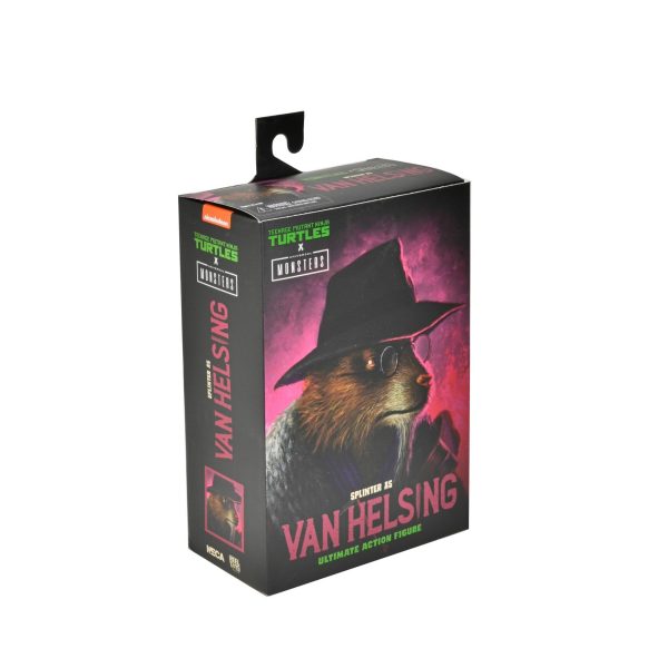NECA Universal Monsters/Teenage Mutant Ninja Turtles Splinter as Van Helsing 7" Action Figure - Image 6
