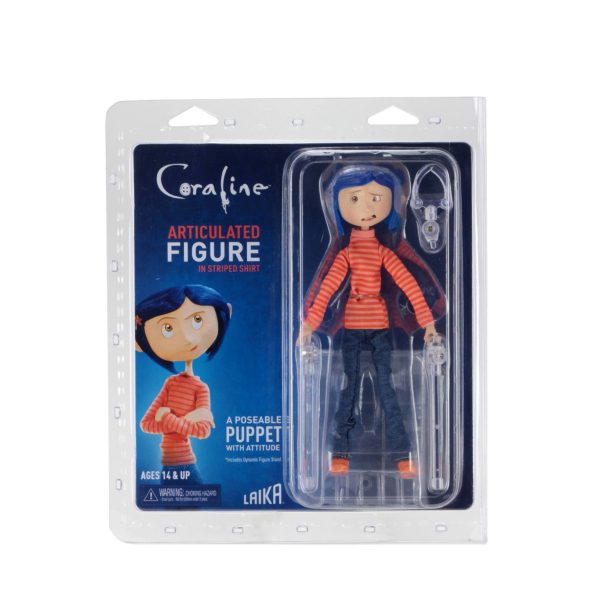 Coraline - Articulated Figure (plastic armature) - Coraline in Striped Shirt and Jeans - Image 4
